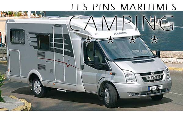 Camping les Pins Maritimes, camping-car bord de mer